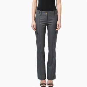 30x36 Designer Balenciaga Grey Cargo Trouser Pants Runway Collection 38FR 6 M